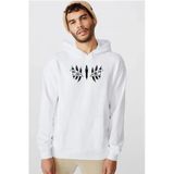 Demon Slayer Anime Upper Moon Demon Eyes Beyaz Erkek 3İp Kapşonlu Sweatshirt