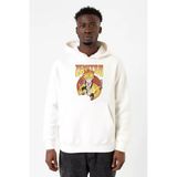 Demon Slayer Anime Zenitsu Poster Beyaz Erkek 3İp Kapşonlu Sweatshirt