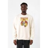Demon Slayer Anime Zenitsu Poster Ekru Erkek 2ip Sweatshirt