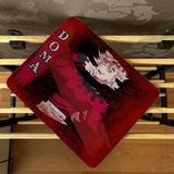 Demon Slayer Doma Mousepad 17,5X21,5CM – Kimetsu No Yaiba Anime Mouse Pad - Karışık - Beyaz