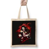 Demon Slayer Kimetsu No Yaiba Nezuko Anime 01 Bez Çanta Uzun Saplı - Açık Bej - 40 X 40