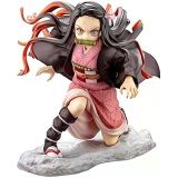 Demon Slayer Kimetsu No Yaiba Nezuko Kamado Fighting Version Aksiyon Figürü 17 cm
