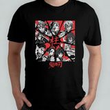 Demon Slayer Kimetsu No Yaiba Unisex %100 Pamuklu Bisiklet Yaka T-Shirt Model 16 - Siyah - XL