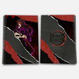 Demon Slayer Kokushibo Çizgisiz A4 Okul Defteri 72 Yaprak Model 1 - Baskılı
