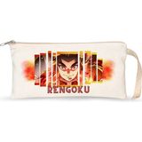 Demon Slayer Kyojuro Rengoku Bez Kalemlik – Kimetsu No Yaiba, Anime - 21*10 - Cüzdan Tipi