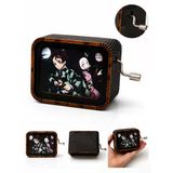 Demon Slayer Müzik Kutusu - Tanjiro Nezuko Figürlü Ahşap Hediyelik