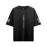 Demon Slayer Rengoku Kyojuro Oversize Boxy Siyah T-shirt (Siyah, M)