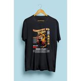 Demon Slayer Rengoku Kyojuro Özel Tasarım Anime Tişört - Siyah