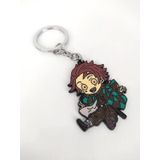 Demon Slayer Tanjiro Kamado Metal Figür Anahtarlık