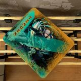 Demon Slayer Tengen Mousepad 17,5X21,5CM – Kimetsu No Yaiba Anime Mousepad - Karışık - Beyaz