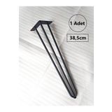 Demontepark 1 Adet-38,5cm Metal Firkete Ayak, Sehpa Ayağı, Zigon Sehpa Ayağı