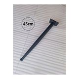 Demontepark 1 Adet 45cm Metal Konik Ayak-sehpa Ayağı-siyah Renk Boyalı