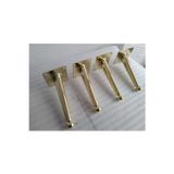 Demontepark 4 Adet-20cm-kanepe Ayağı, Tv Ünitesi Ayağı, Metal Ayak, Gold Renk Kaplama