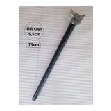 DEMONTEPARK 4 Adet-73cm Ahşap Masa Ayağı-siyah Renk-üst Ayak Çapı: 5,5cm