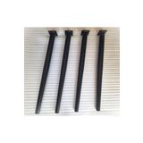 Demontepark 4 Adet-metal Konik Ayak-masa Ayağı-siyah Renk-72cm-(açili Ayak!)(boru Çapi 5.1cm)