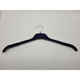 DEMOPLAST Lüks Kadife Kaplı Elbise, Gömlek, Bluz, Tunik, Tshirt Askısı 5 ADET(43CM) - Lacivert