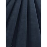 Demor Home 1/2 Sık Pile Derin Mavi Kadife Dokulu Fon Perde|ütü Istemez|en Çok Satılan - 60 x 250 cm