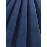 Demor Home 1/2 Sık Pile Gece Mavisi Kadife Dokulu Fon Perde|ütü Istemez|en Çok Satılan - 80 x 250 cm