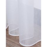 DEMOR HOME Bambu 1/3 Sık Pile Ütü İstemez Tül Perde | Her Odaya Uygun | En Çok Tercih Edilen Perde - 200 x 250 cm - Beyaz