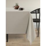 DEMOR HOME Kadife Dokulu Açık Gri Dertsiz Masa Örtüsü - 130 x 170 cm