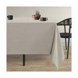DEMOR HOME Kadife Dokulu Açık Gri Dertsiz Masa Örtüsü - 150 x 260 cm