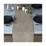Demor Home Kadife Dokulu Açık Gri Runner - 40 x 140 cm