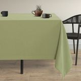 Demor Home Kadife Dokulu Çağla Yeşili Masa Örtüsü - 130 x 170 cm