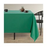 Demor Home Kadife Dokulu Çam Yeşili Masa Örtüsü - 150 x 260 cm