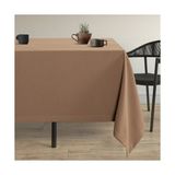 DEMOR HOME Kadife Dokulu Çikolata Kahvesi Dertsiz Masa Örtüsü - 150 x 260 cm