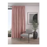 Demor Home Kadife Dokulu Ekstrafor Büzgülü Bebek Pembesi Tek Kanat 150x260 cm Fon Perde