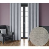 Demor Home Kadife Dokulu Ekstrafor Büzgülü Gümüş Grisi Tek Kanat 200x260 cm Fon Perde