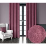 Demor Home Kadife Dokulu Ekstrafor Büzgülü Lavanta Pembesi Tek Kanat 200x250 cm Fon Perde