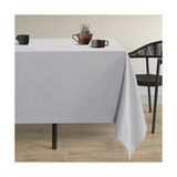Demor Home Kadife Dokulu Gümüş Grisi Masa Örtüsü - 150 x 220 cm