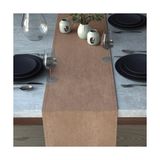 Demor Home Kadife Dokulu Kum Beji Runner - 40 x 140 cm
