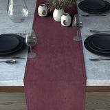 Demor Home Kadife Dokulu Lavanta Pembesi Runner - 40 x 140 cm