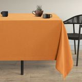 Demor Home Kadife Dokulu Portakal Rengi Masa Örtüsü - 150 x 220 cm