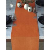 Demor Home Kadife Dokulu Portakal Rengi Runner, 40 x 140 cm,%100 Polyester