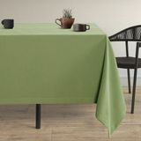 Demor Home Kadife Dokulu Tatlı Yeşil Masa Örtüsü - 130 x 170 cm