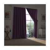 Demor Home Lavanta Rengi Yarı Mat Blackout Ekstrafor Büzgülü Tek Kanat 150x250 cm Fon Perde