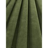 Demor Home Pileli Kadife Dokulu Fon Perde, 100 x 260 cm, Tatlı Yeşil