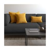 Demor Home Soft Series Bal Peteği Sarısı Kırlent, Yastık Kılıfı - 45 x 45 cm - Balpeteği Sarısı