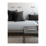 Demor Home Soft Series Duman Grisi Kırlent, Yastık Kılıfı