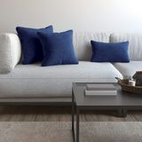 Demor Home Soft Series Gece Mavisi Kırlent, Yastık Kılıfı - 40 x 40 cm