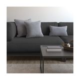 Demor Home Soft Series Gümüş Grisi Kırlent, Yastık Kılıfı - 45 x 45 cm