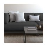 Demor Home Soft Series Kar Beyazı Kırlent, Yastık Kılıfı - 45 x 45 cm