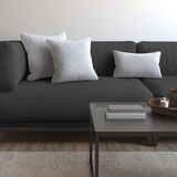 Demor Home Soft Series Kar Beyazı Kırlent, Yastık Kılıfı - 50 x 30 cm