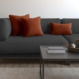 Demor Home Soft Series Kiremit Rengi Kırlent Yastık Kılıfı - 45 x 45 cm