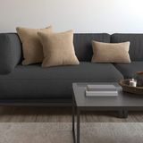Demor Home Soft Series Kum Beji Kırlent Yastık Kılıfı - 45 x 45 cm