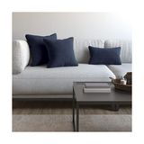 Demor Home Soft Series Lacivert Kırlent, Yastık Kılıfı - 40 x 40 cm