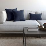 Demor Home Soft Series Lacivert Kırlent, Yastık Kılıfı - 45 x 45 cm